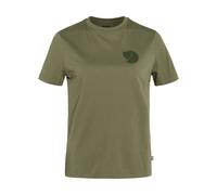 Fjall Raven - T-shirt à manches courtes - Fox Boxy Logo Tee W Green pour Femme en Coton - Taille M - Kaki Kaki M
