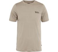 Fjällräven Abisko Wool Logo Short Sleeve T-shirt Beige XL Homme