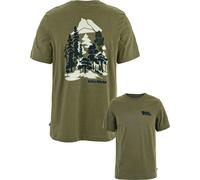 Fjall Raven - T-shirt en coton biologique - Swedish Forest Tee M Laurel Green pour Homme en Coton - Taille XS - Vert Vert XS