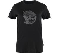 Fjall Raven - T-shirt en laine de mérinos - Abisko Wool Fox SS W Black Iron Grey en Laine - Taille M - Noir Noir M