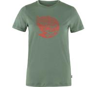Fjallraven 84118-614-243 Abisko Wool Fox SS W T-Shirt Femme Patina Green-Terracotta Brown Taille S