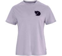 Fjällräven - Women's Fox Boxy Logo Tee - T-shirt - S - lavender mist