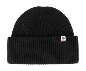 FJALLRAVEN 12100006-550 Fjällräven Heavy Beanie Hat Unisex Black Taille OneSize