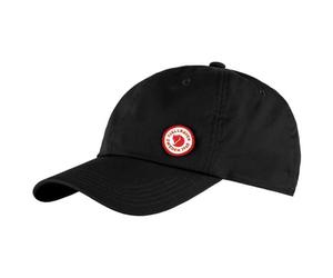 FJALLRAVEN 13100181-550 Fjällräven Logo Cap Hat Unisex Black Taille S/M