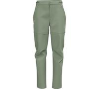 Fjall Raven - Pantalon de randonnée convertible - Abisko Hike Zip Off Trousers W Patina Green pour Femme - Taille XS - Vert Vert XS