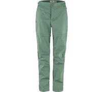 Fjallraven 14200169-614 Abisko Hike Zip-Off TRS W Pants Femme Patina Green Taille 42/S