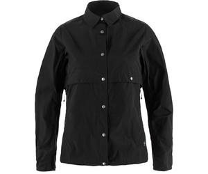 FJALLRAVEN 14500163-550 Hoja Rider's Wind Jacket W Jacket Femme Black Taille XL