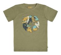 Fjallraven 80536-622 Kids Forest Findings T-Shirt/Kids Forest Findings T-Shirt T-Shirt Unisex Kids Light Olive Taille 122