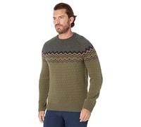 Fjallraven 81829-625-662 Övik Knit Sweater M Sweatshirt Homme Laurel Green-Deep Forest Taille XS