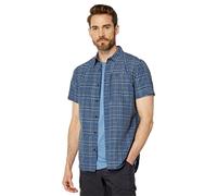 Fjallraven 82268-534-555 Abisko Hike Shirt SS M Shirt Homme Indigo Blue-Dark Navy Taille L
