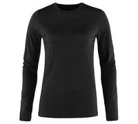 Fjällräven Abisko Wool LS - Maillot thermique laine mérinos femme Black M