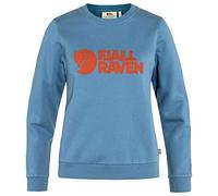 Fjallraven 84143-543-243 Fjällräven Logo Sweater W Sweatshirt Femme Dawn Blue-Terracotta Brown Taille XS