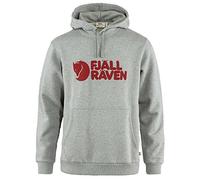 Fjallraven 84144-020-999 Fjällräven Logo Hoodie M Sweatshirt Homme Grey-Melange Taille M