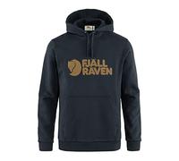 Fjallraven 84144-555 Fjällräven Logo Hoodie M Sweatshirt Homme Dark Navy Taille S