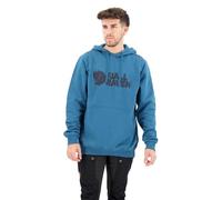 Fjallraven 84144-574 Fjällräven Logo Hoodie M Sweatshirt Homme Deep Sea Taille L