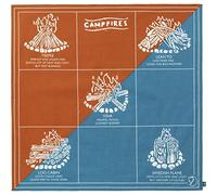 Fjallraven 84784-543-242 Campfire Bandana Bandana Unisex Dawn Blue-Desert Brown Taille OneSize