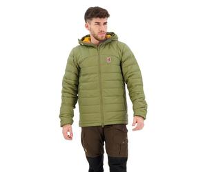 FJALLRAVEN 86121-620-161 Expedition Pack Down Hoodie M Sweatshirt Homme Green-Mustard Yellow Taille XS