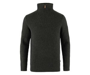 Fjallraven 86672-633 Övik Half Zip Knit M/Övik Half Zip Knit M Sweatshirt Homme Dark Olive Taille S