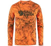 Fjallraven 86673-261 Värmland Wool LS M Sweatshirt Homme Orange Multi Camo Taille L