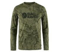 Fjallraven 86673-626 Värmland Wool LS M Sweatshirt Homme Green Camo Taille XXXL