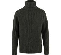 Fjallraven 87072-633 Övik Roller Neck Sweater M Sweatshirt Homme Dark Olive Taille L