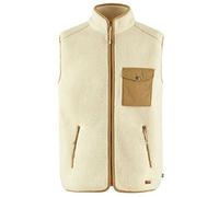 Fjallraven 87073-113-232 Vardag Pile Fleece Vest M/Vardag Pile Fleece Vest M Sweatshirt Homme Chalk White-Buckwheat Brown Taille M