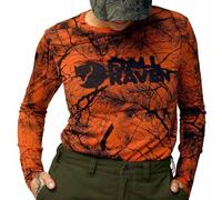 Fjallraven 87136-261 Värmland Wool LS W Sweatshirt Femme Orange Multi Camo Taille S