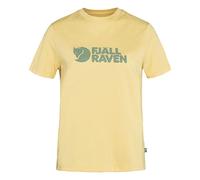 T-shirt Fjällräven Logo manche courte jaune vert femme - S