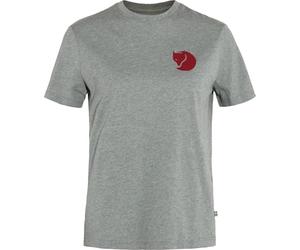 Fjallraven 87153-020-999 Fox Boxy Logo Tee W/Fox Boxy Logo Tee W T-Shirt Femme Grey-Melange Taille L