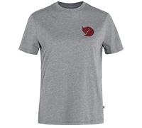 Fjallraven 87153-020-999 Fox Boxy Logo Tee W/Fox Boxy Logo Tee W T-Shirt Femme Grey-Melange Taille M