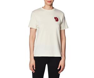 Fjallraven 87153-113 Fox Boxy Logo Tee W T-Shirt Femme Chalk White Taille XXS