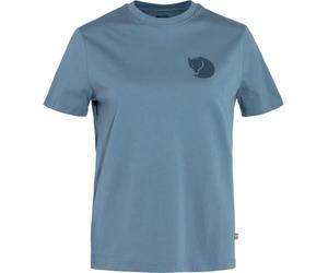 Fjallraven 87153-543 Fox Boxy Logo Tee W T-Shirt Femme Dawn Blue Taille M