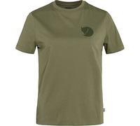 Fjallraven 87153-620 Fox Boxy Logo Tee W T-Shirt Femme Green Taille S