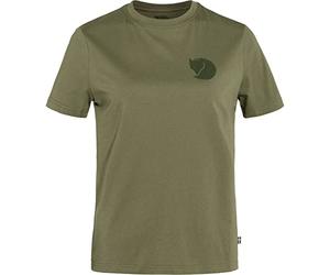 Fjallraven 87153-620 Fox Boxy Logo Tee W T-Shirt Femme Green Taille XL
