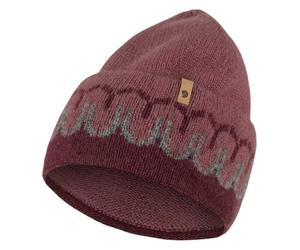 Fjallraven 87167-356-410 Övik Path Knit Beanie/Övik Path Knit Beanie Hat Unisex Dark Garnet-Mesa Purple Taille OneSize