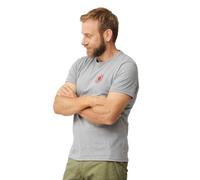 T-shirt Fjällräven 1960 Logo manche courte gris rouge - M