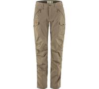 Fjällräven - Women's Nikka Trousers Curved - Pantalon de trekking - 38 - Raw Length - suede brown