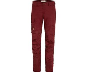 Fjallraven 89845-347 Karla Pro Zip-Off Trousers W Pants Femme Bordeaux Red Taille 34