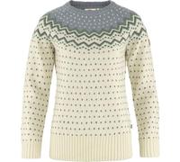 Fjallraven 89941-113-055 Övik Knit Sweater W Sweatshirt Femme Chalk White-Flint Grey Taille XXS