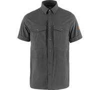 FJALLRAVEN Abisko Trekking Shirt SS, Gris, Medium Homme