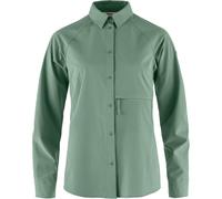 Fjall Raven - Chemise stretch - Abisko Trekking Shirt W Patina Green pour Femme - Taille M - Vert Vert M