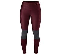 Fjallraven Abisko Trekking Tights W Collants Femme, Grenat foncé, XXS