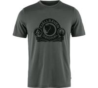 Fjällräven - Abisko Wool Classic S/S - Haut en mérinos - L - basalt