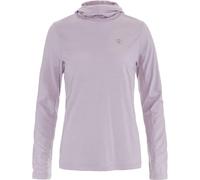 Fjällräven - Abisko Wool Hoodie - T-shirt en laine mérinos femme Lavender Mist - S