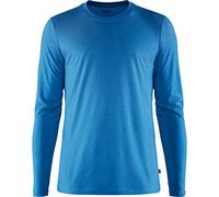 Fjallraven Abisko Wool Ls M T-Shirt Homme, Un Bleu, L