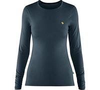 Fjallraven Bergtagen Thinwool Ls W Tricot Femme, Bleu (Mountain Blue), L