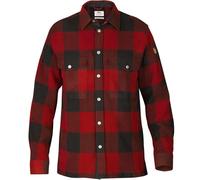 Chemise Fjällräven Canada manche longue rouge noir - L
