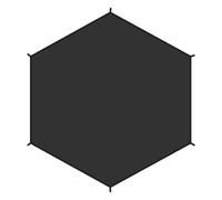 Fjallraven Dome 2 Footprint Accessories for Tents Unisex-Adult, Black, Taille Unique