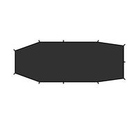 Fjallraven Endurance 2 Footprint Accessories for Tents Unisex-Adult, Black, Taille Unique