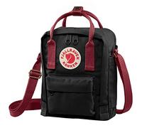 Fjallraven F23797-550-326 Kånken Sling Sac Noir (Black-Ox Red), Taille 20 x 15 x 8 cm